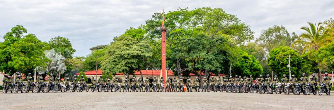 Pelotones motorizados 1. Fotos Ejercito Colombiano