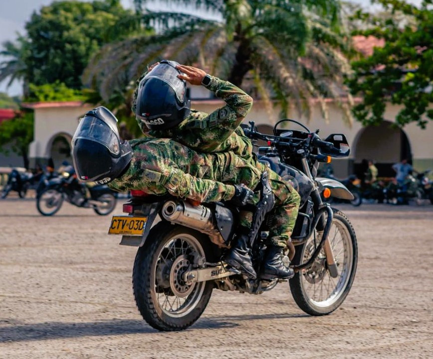 Pelotones motorizados 2. Fotos Ejercito Colombiano