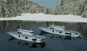 Futuro buque 'portadrones' de Damen para la Armada de Portugal