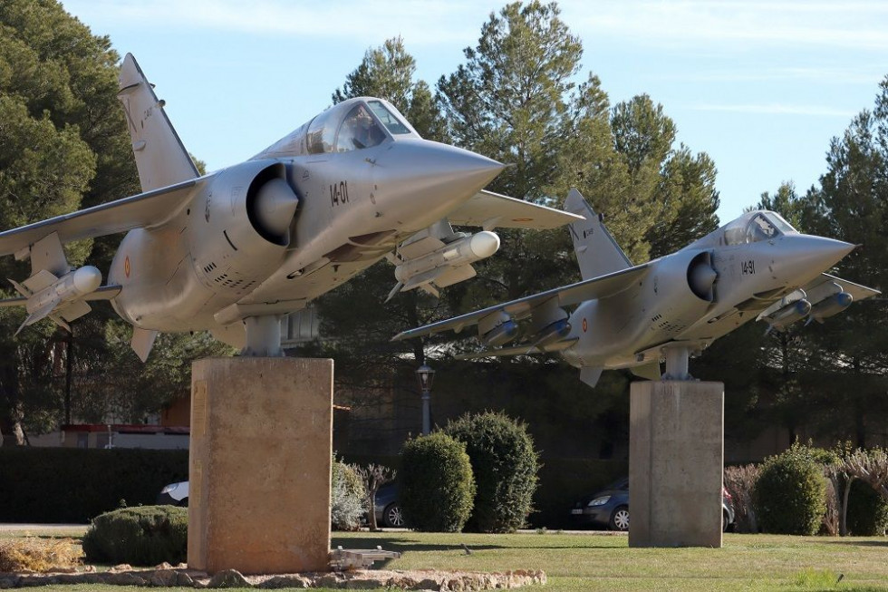 Miraga en la base aerea de Albacete