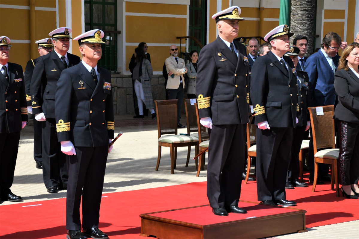 El vicealmirante Alejandro Cuerda toma posesiu00f3n como nuevo almirante jefe del Arsenal de Cartagena