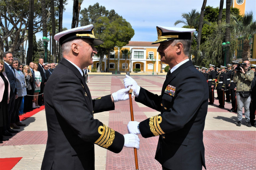 El vicealmirante Cuerda toma posesión como nuevo almirante jefe del Arsenal de Cartagena