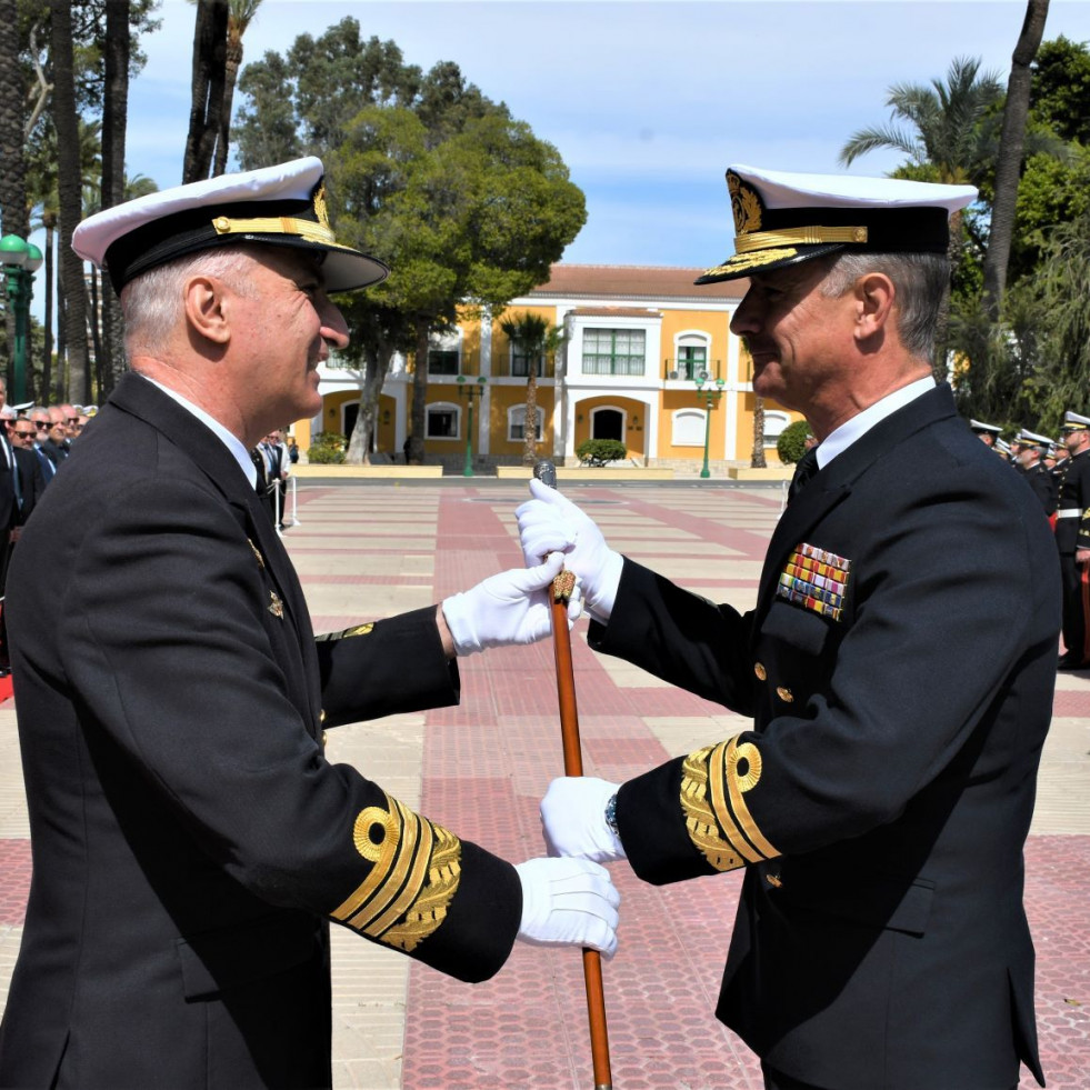 El vicealmirante Cuerda toma posesión como nuevo almirante jefe del Arsenal de Cartagena