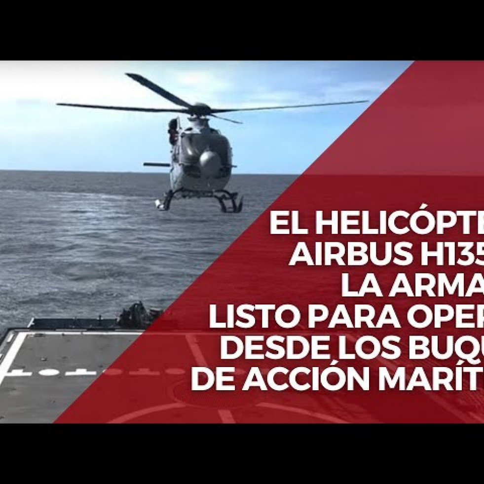 Los H135 de la Armada finalizan con éxito sus pruebas en el BAM Meteoro