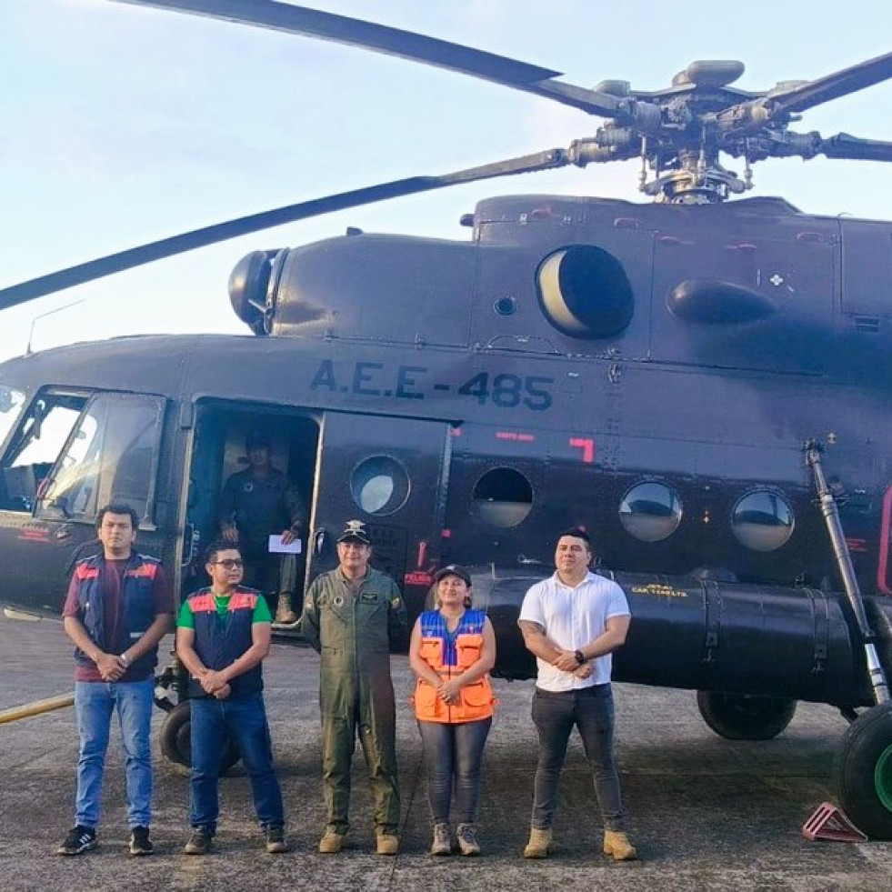 Mi17 AEE 485. Foto Ejercito Ecuador
