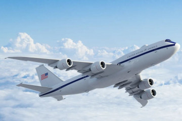 Aspecto de un 'avión apocalíptico' de l programa SAOC de la USAF. Imagen. Sierra Nevada Corp