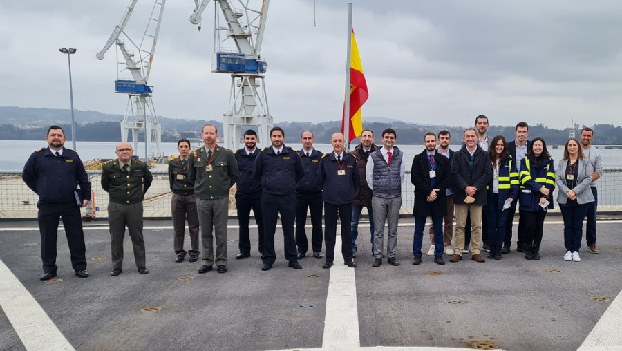 Participantes en el proyecto de la UGR y la Armada