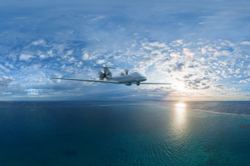 Aspecto previsto del futuro Eurodrone (Euromale). Imagen. Airbus