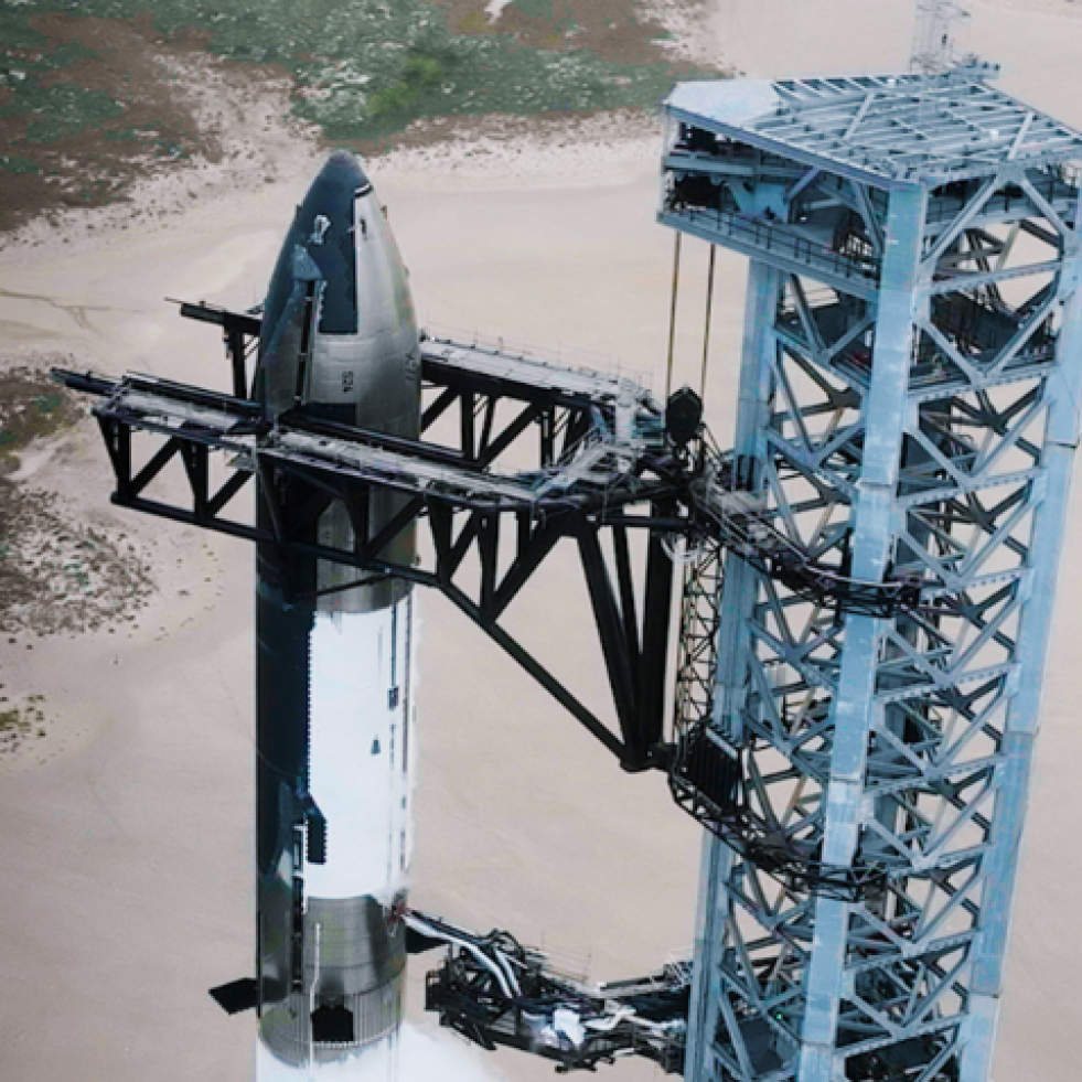 El cohete Starship se alista para su cuarta prueba de vuelo el próximo 5 de junio