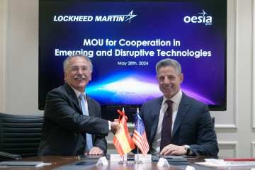 Luis Furnells, Chairman & CEO Grupo Oesía, Ray Piselli, Vice president International Lockheed Martin