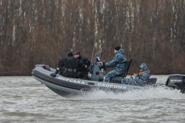 Personal de la Guardia de Fronteras de Ucrania