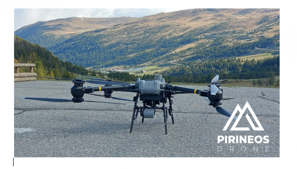Pirineos Drone repasará en Unvex 2024 su experiencia volando el DJI FlyCart 30 en Andorra