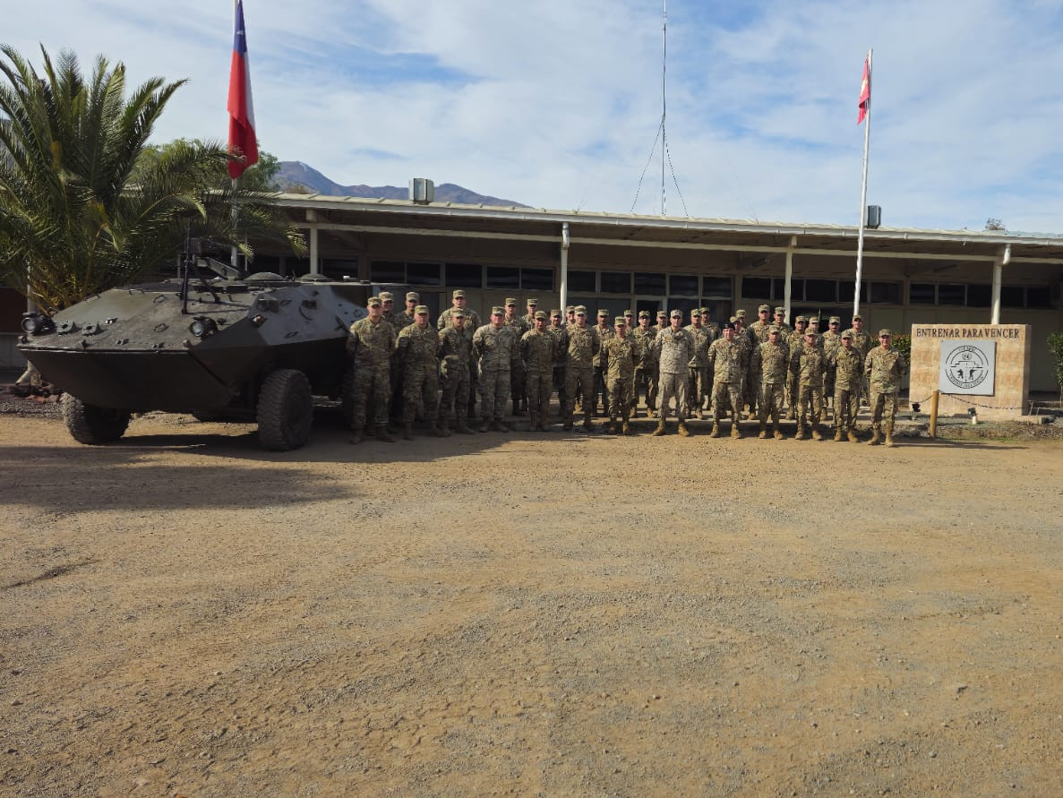 Curso de conductor de carro Mowag Pirau00f1a Firma II Divisiu00f3n Motorizada del Eju00e9rcito de Chile