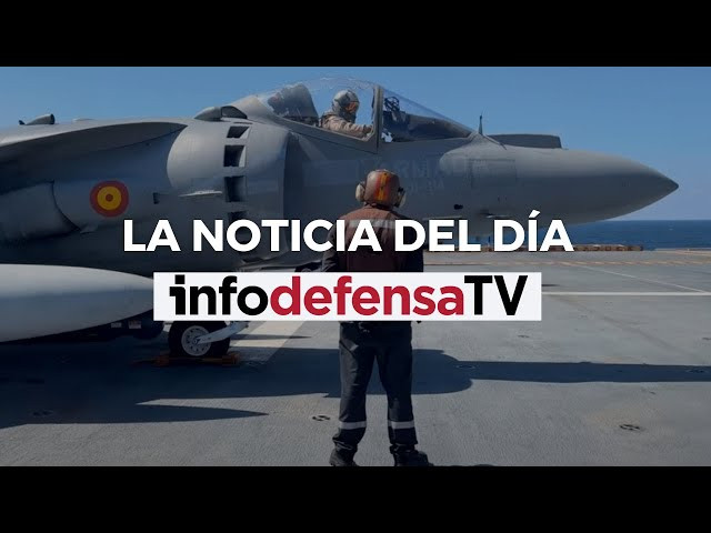 Los Harrier de la Armada lanzan bombas MK-76 contra objetivos en tierra en Letonia en el Baltops24
