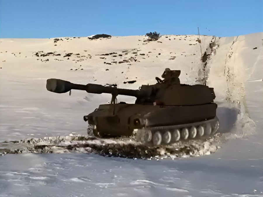 Curso de conductor de obús autopropulsado M109 Firma V División del Ejército de Chile