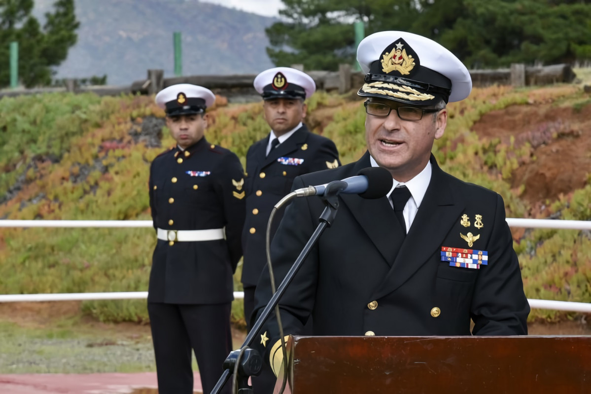 Aniversario Cuerpo de Infanteru00eda de Marina en Concu00f3n Firma Armada de Chile