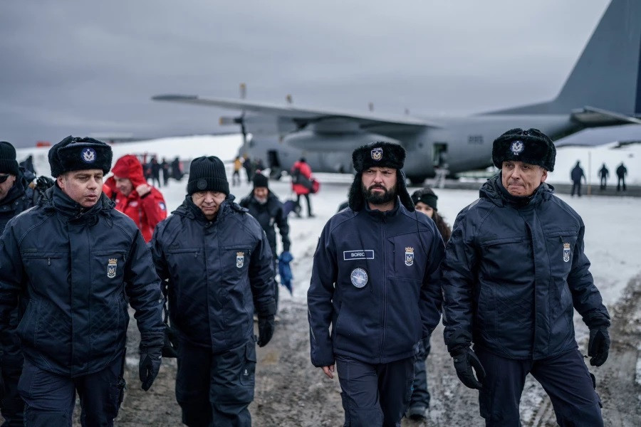 Presidente Gabriel Boric en su visita efectuada en noviembre de 2023 a la Antártica Firma Prensa Presidencia de Chile