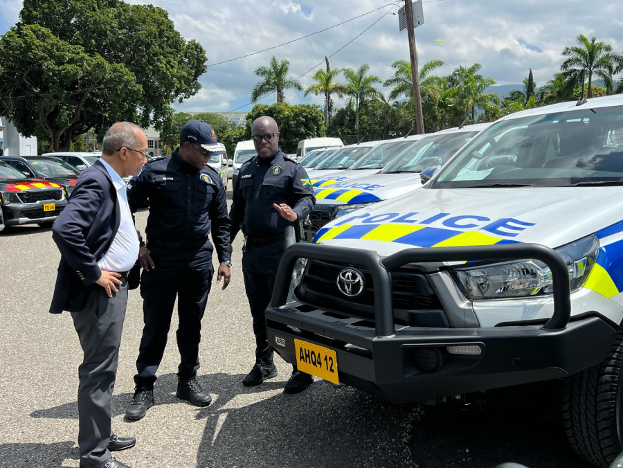 Jamaica Policia Vehiculos MinistSeguridadNacional
