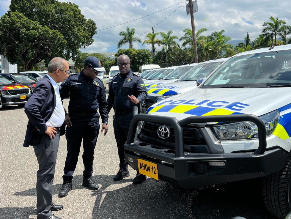 Jamaica Policia Vehiculos MinistSeguridadNacional