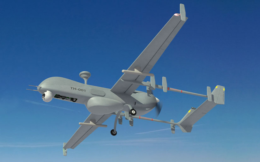 Dron de una compañía israelí. Foto. IAI