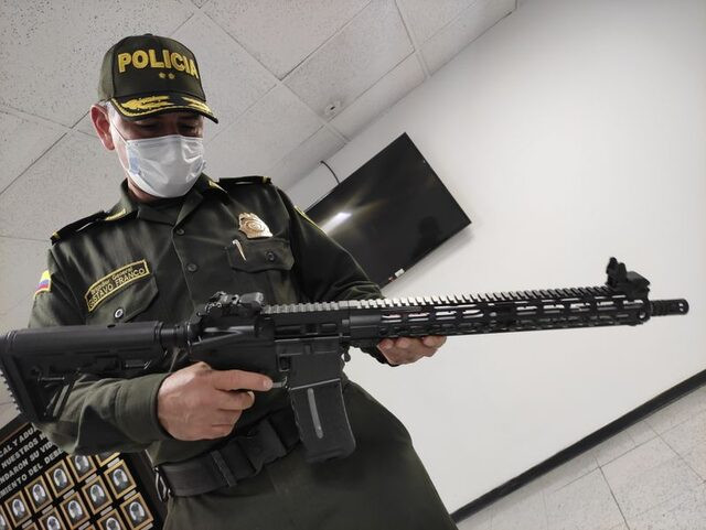 AM 15. Foto Policia Colombiana