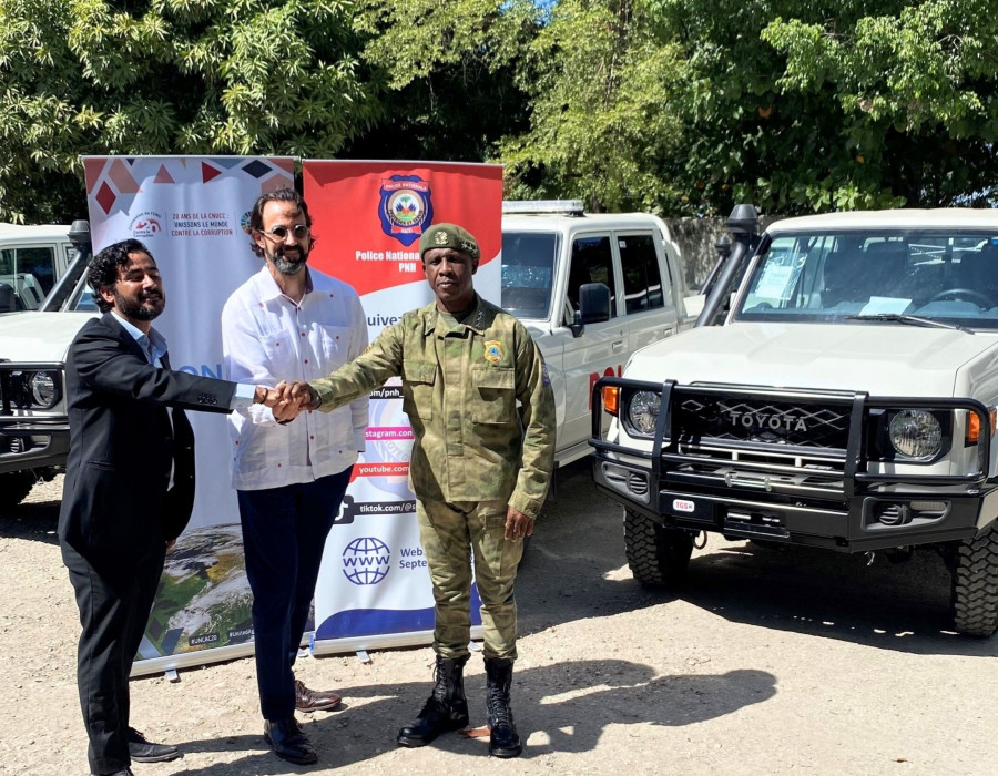 Haiti PoliciaNacional Donacion Canada ONU AmbassadeCanada
