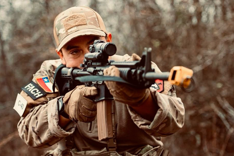Comando de Aviación en la competencia Best Warrior 2025 en Texas Firma FACh
