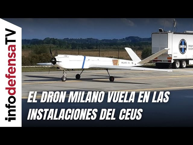 El dron Milano del INTA vuela por primera vez en las instalaciones del CEUS en Huelva