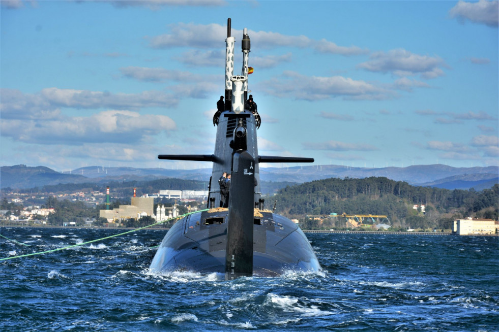 Submarino S81 en Marín