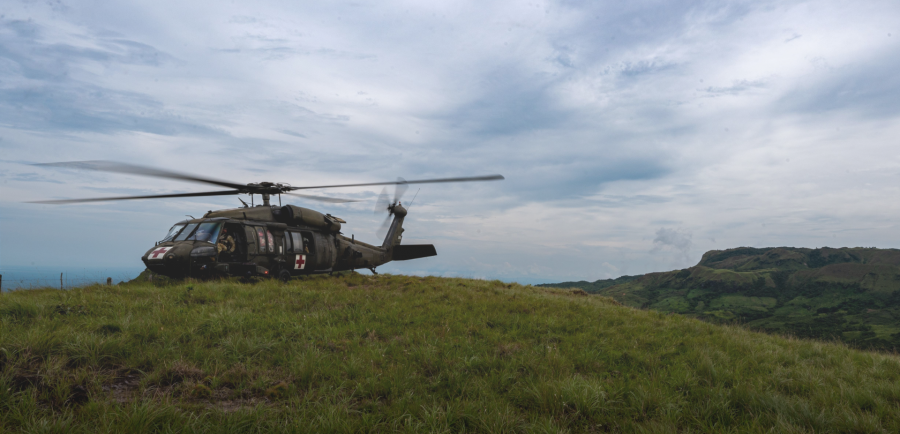 Foto referencial de helicóptero UH60 de EE.UU. que realizará maniobras en Panamá