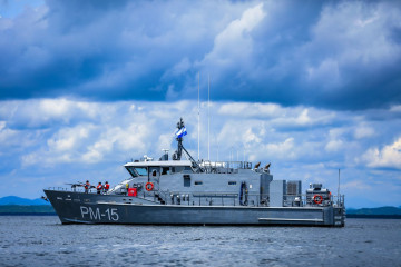 Patrullero Metal Shark de la Marina Nacional de El Salvador