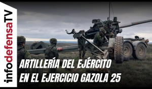 La artillería del Ejército español pone a prueba sus obuses M109 y SIAC con munición Excalibur