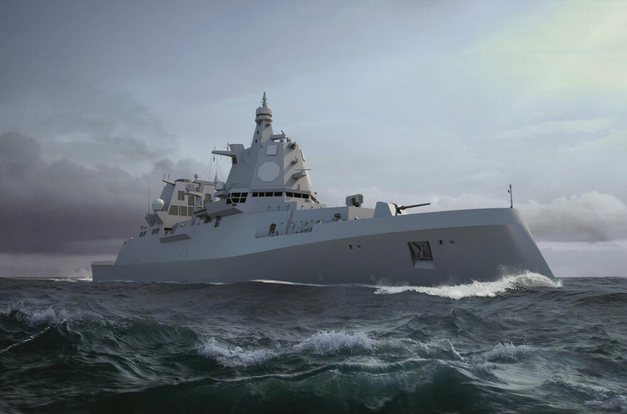 Fragata F127 ofrecida por TKMS a Noruega. ImagenTKMS
