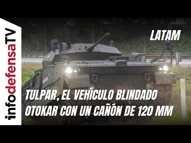 Tulpar, el vehículo blindado Otokar ofrecido a Brasil con un cañón de 120 mm