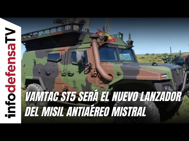 Vamtac ST5 será el nuevo lanzador del misil antiaéreo Mistral de la Infantería de Marina española