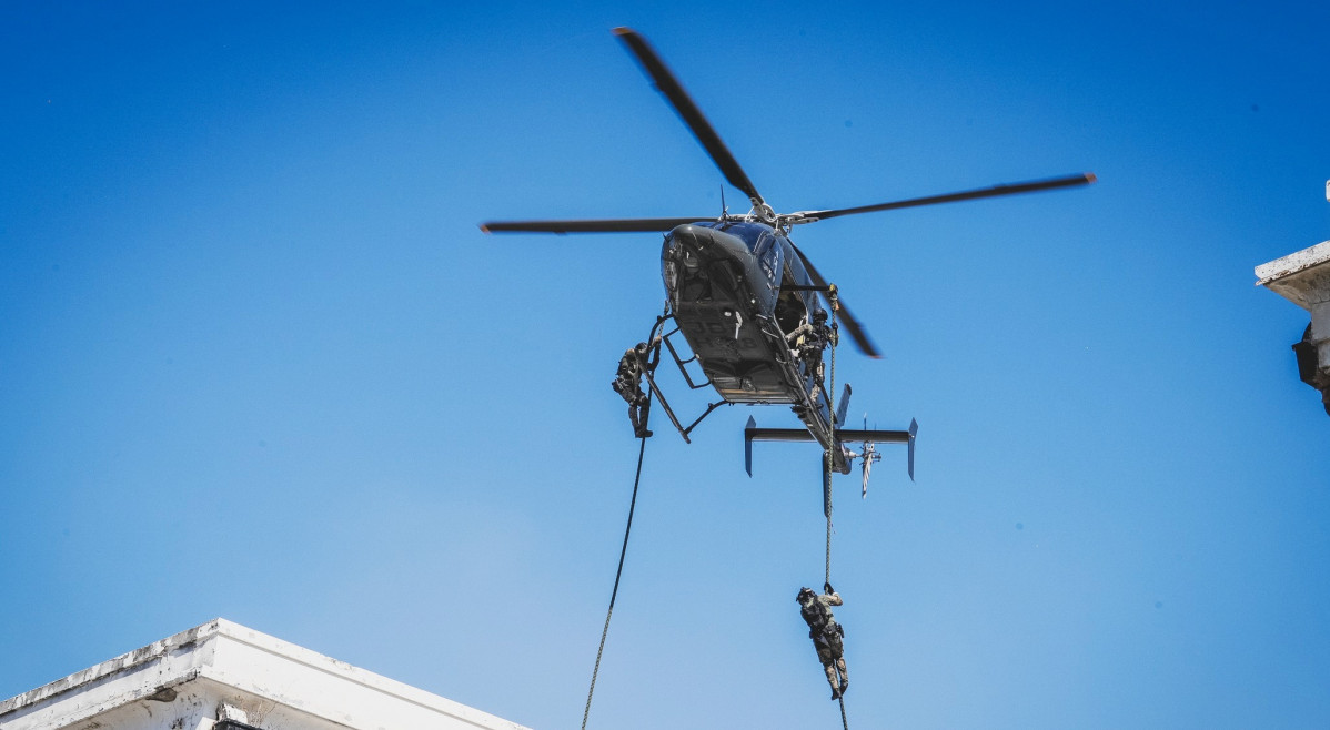 Caribe Tropical Dagger 2025 Bell429 US Special Operations Command South