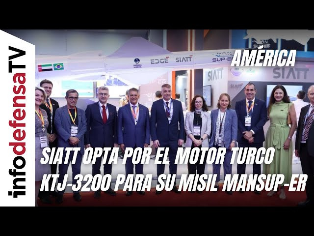 Siatt opta por el motor turco KTJ 3200 para su misil Mansup ER