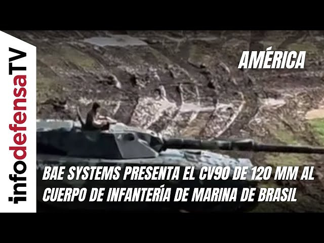 BAE Systems presenta el CV90 de 120 mm al Cuerpo de Infantería de Marina de Brasil
