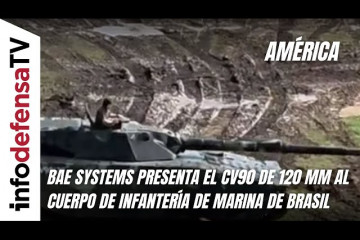 BAE Systems presenta el CV90 de 120 mm al Cuerpo de Infantería de Marina de Brasil