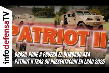 Brasil pone a prueba el blindado 4x4 Patriot II tras su presentación en LAAD 2025