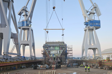 Construcción de la fragata F 110
