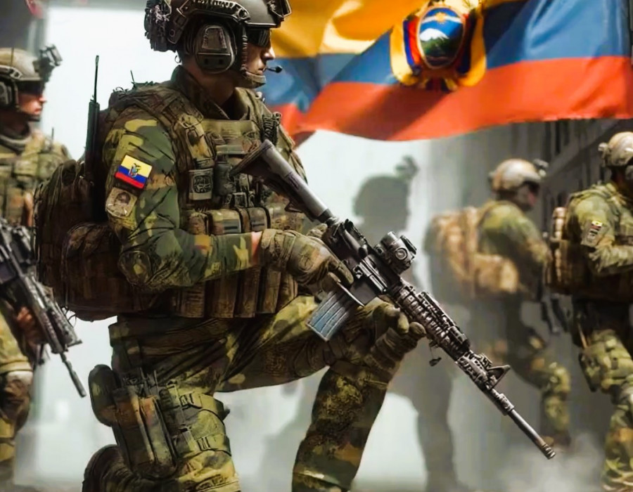 Soldados Ecuatorianos. Foto Ejercito Ecuador