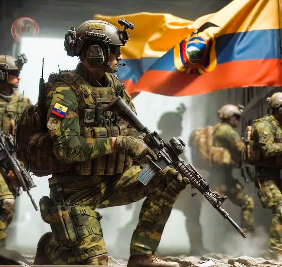 Soldados Ecuatorianos. Foto Ejercito Ecuador
