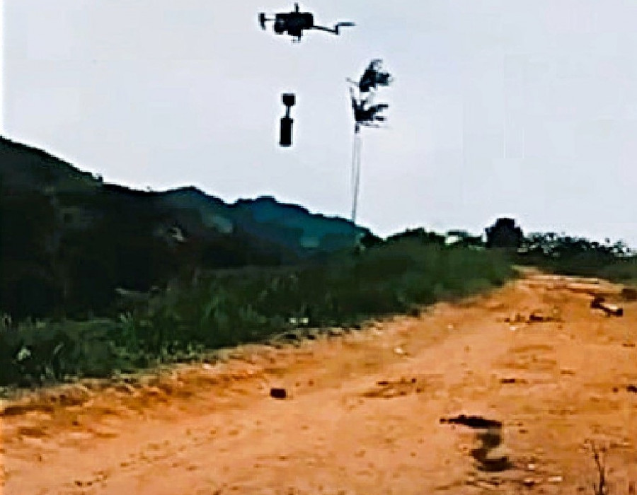 Ataque drones. Fuente RRSS