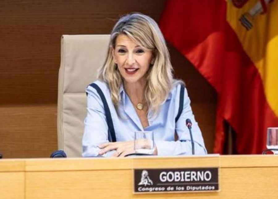 Yolanda Díaz, ministra de Empleo y vicepresidenta del Gobierno