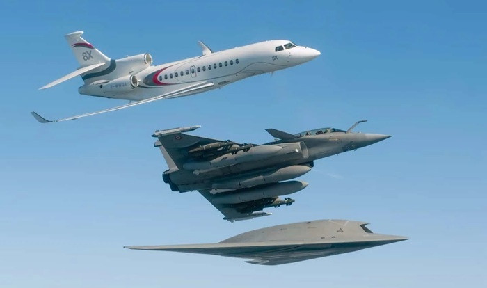 Rafale FalconJet nEUROn Dassault
