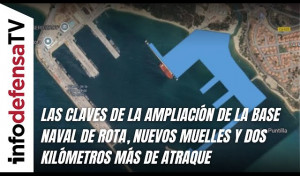Las claves de la ampliación de la base naval de Rota: nuevos muelles, dos kilómetros más de atraque y desvío de un río