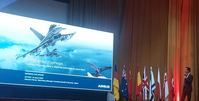 ConferenciaAirbus EurofighterTyphoon Sitdef2025 24abr2025 PeterWatson