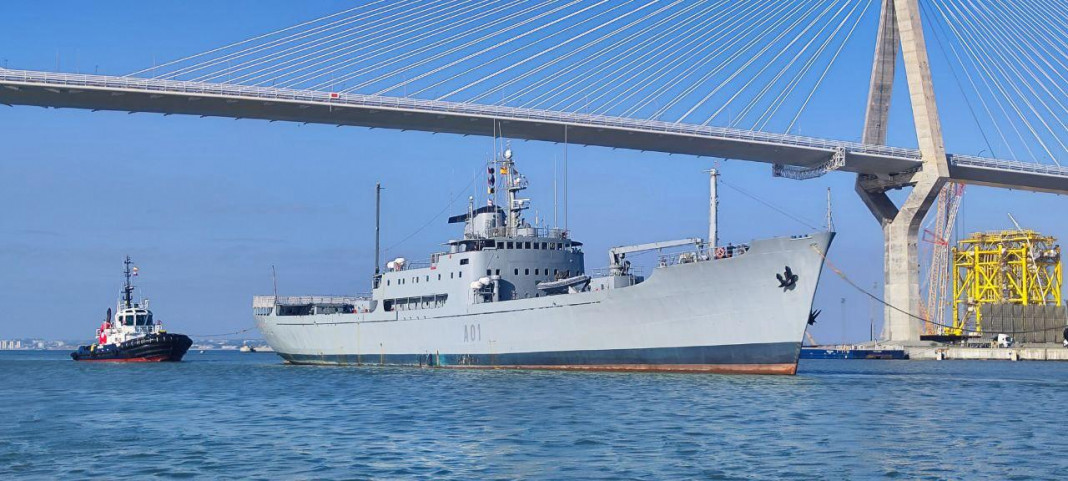 El Contramaestre Casado realizó su última navegación a finales de 2024   cedida Armada