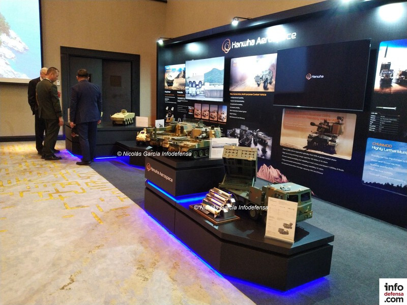 Stand de Hanwha Aerospace en el Korea Defensa Day 2025 Firma Nicolás García